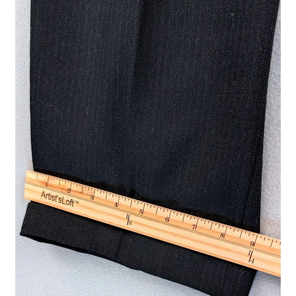 Louis Feraud Paris Mens Suit Charcoal Gray Pinstripe Two Button Jacket and pants